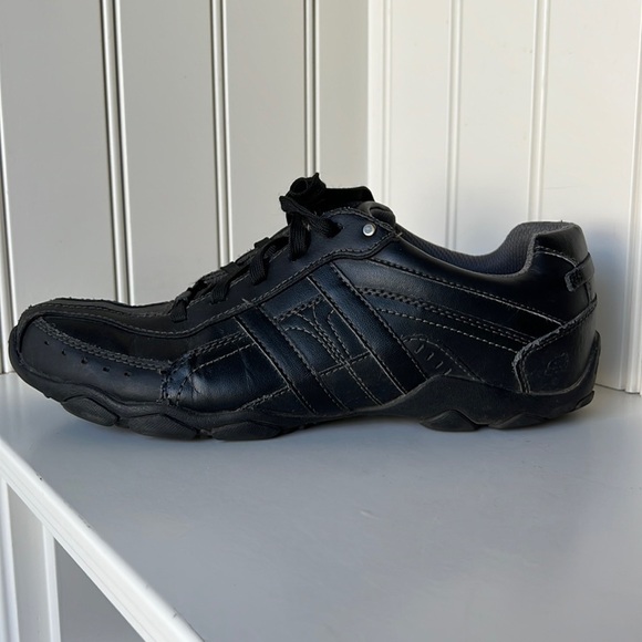 SKECHERS Black Diameter Murilo Oxford Shoe Size 8 - Picture 14 of 14